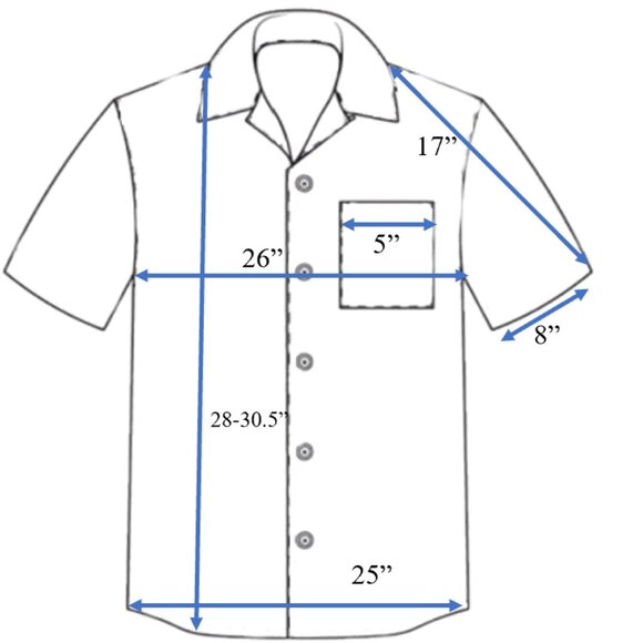 Roundtree & Yorke Men's Short Sleeve Button Up Aloha Shirt - L - Picture 5 of 5